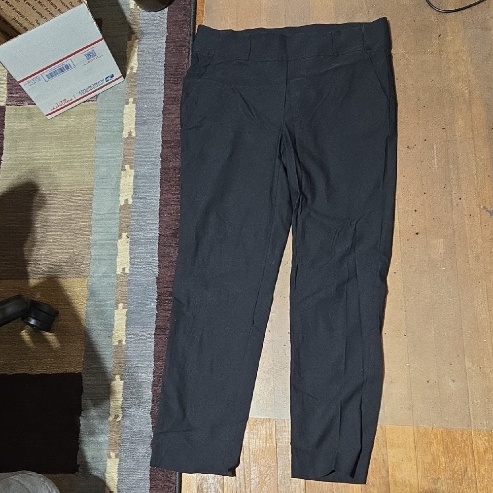 Simply Vera Vera Wang Basic Black Pants 2 Pockets